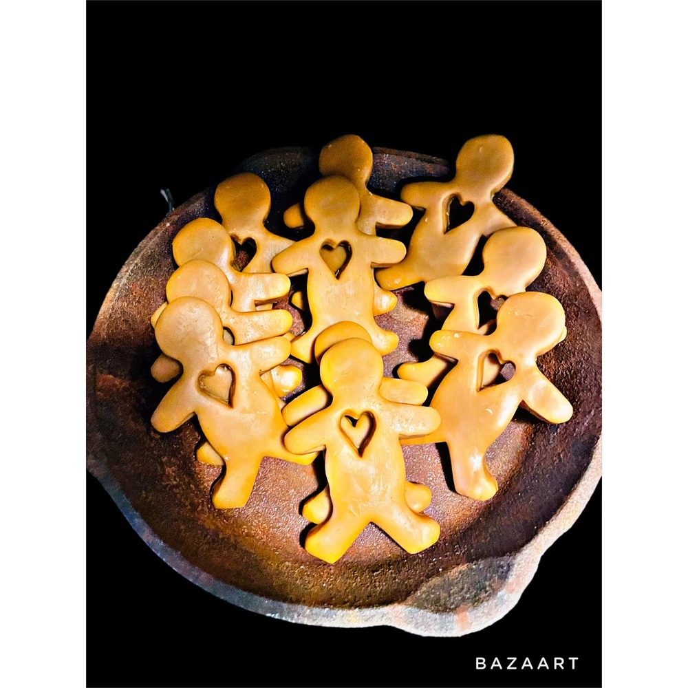 Primitive Country Gingerbread w/ Cut-Out Heart Wax Melts / Tarts